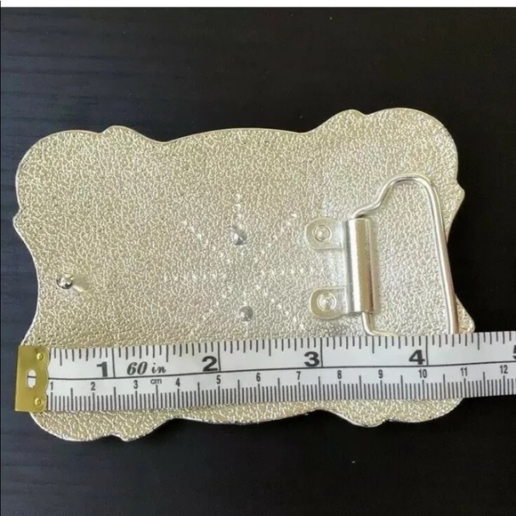 Bull Belt Buckle Western Cowboy SILVER Gold Rodeo - Picture 8 of 8